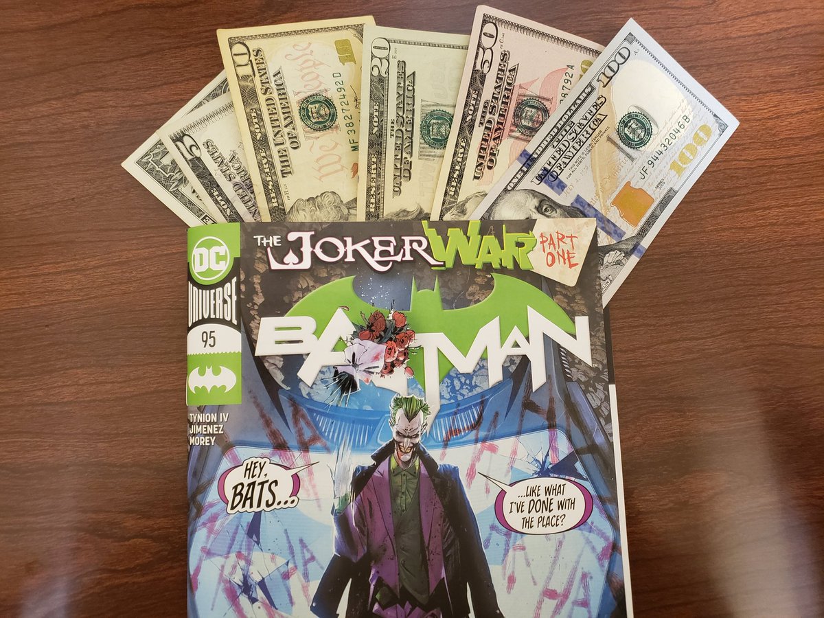 YFNBanker's tweet photo. Batman # 95 Review. Amazing Art, Punchline, and the Best Credits Page Ever!
@Jamesthefourth @jorgejimenezart @tomeu_morey 
@dccomics #batman #punchline #jokerwar #joker #comics

Video Link: https://t.co/d0kJmxAnRm https://t.co/yVpUV22ma7
