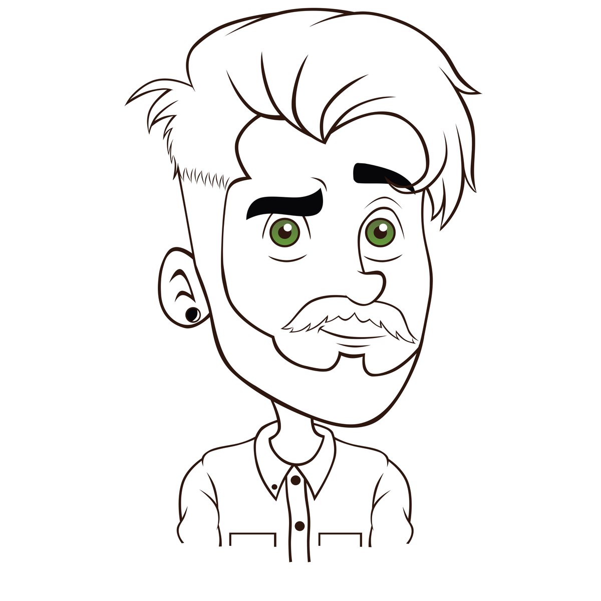 paolagmalave's tweet photo. Proceso de creación de otro viejo dibujo.
En esta oportunidad quise dibujar una caricatura de  @Wismichu  -
#Drawing #Wismichu #art #cartoon #photoshop #ilustration #Youtube #dibujo #Yotuber https://t.co/JLjdhon3Km