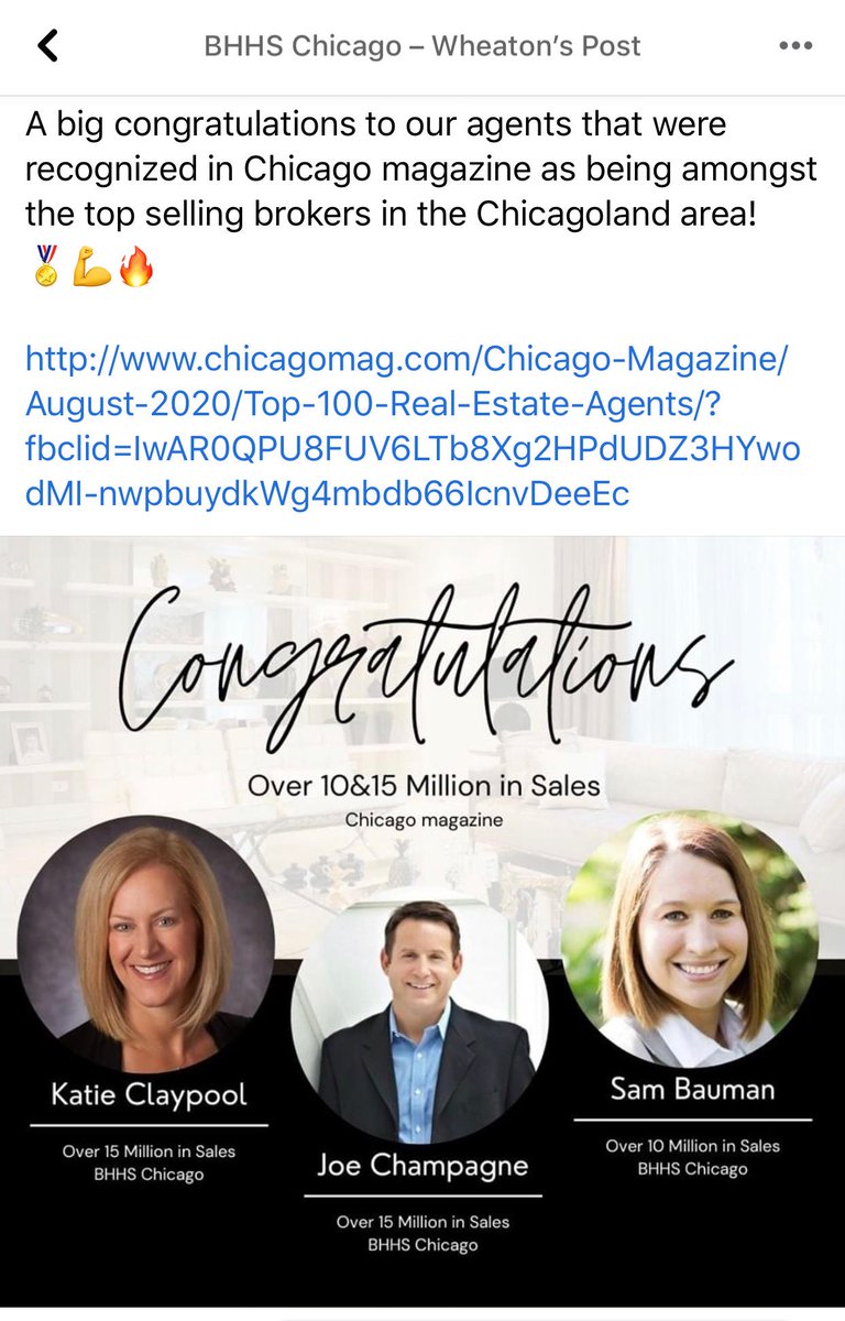Gotta brag on my wife, Katie. She is in Chicago Magazine!  Very proud.