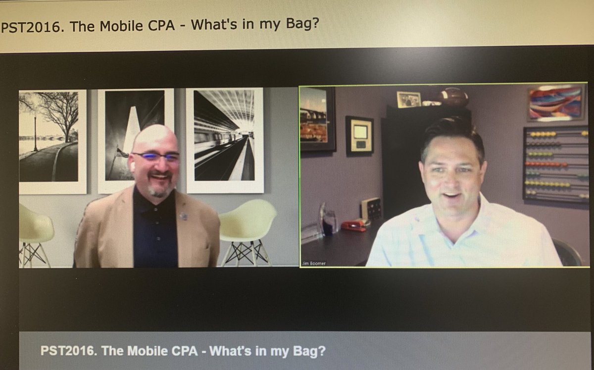 Ryan_BCI's tweet photo. Excited for the “What’s in my bag?” Session by @CPATechGeek. It’s my first time but I’ve heard it’s great! 

#ENGAGE2020 https://t.co/ZMhnEbUD4G