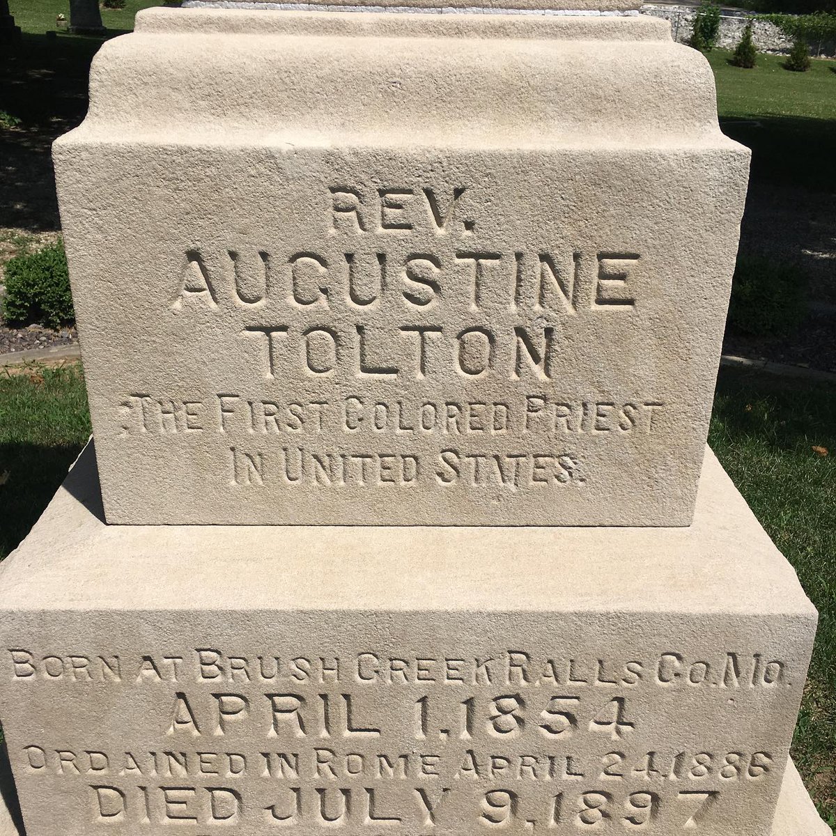 Only a priest for eleven short years, Augustine Tolton's life and example of holiness would have an impact for many more years to come. May he intercede for each of us—that we may know our own dignity and worth and that of every human being. 9/9