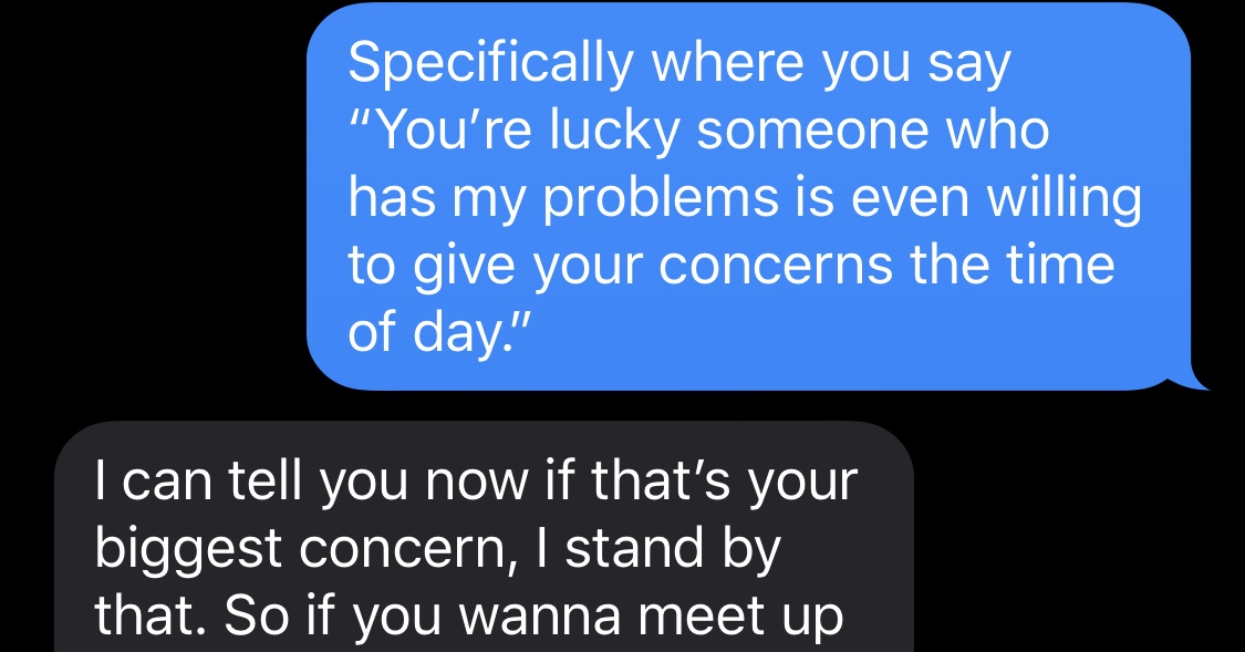 i asked him if he stood by everything he said