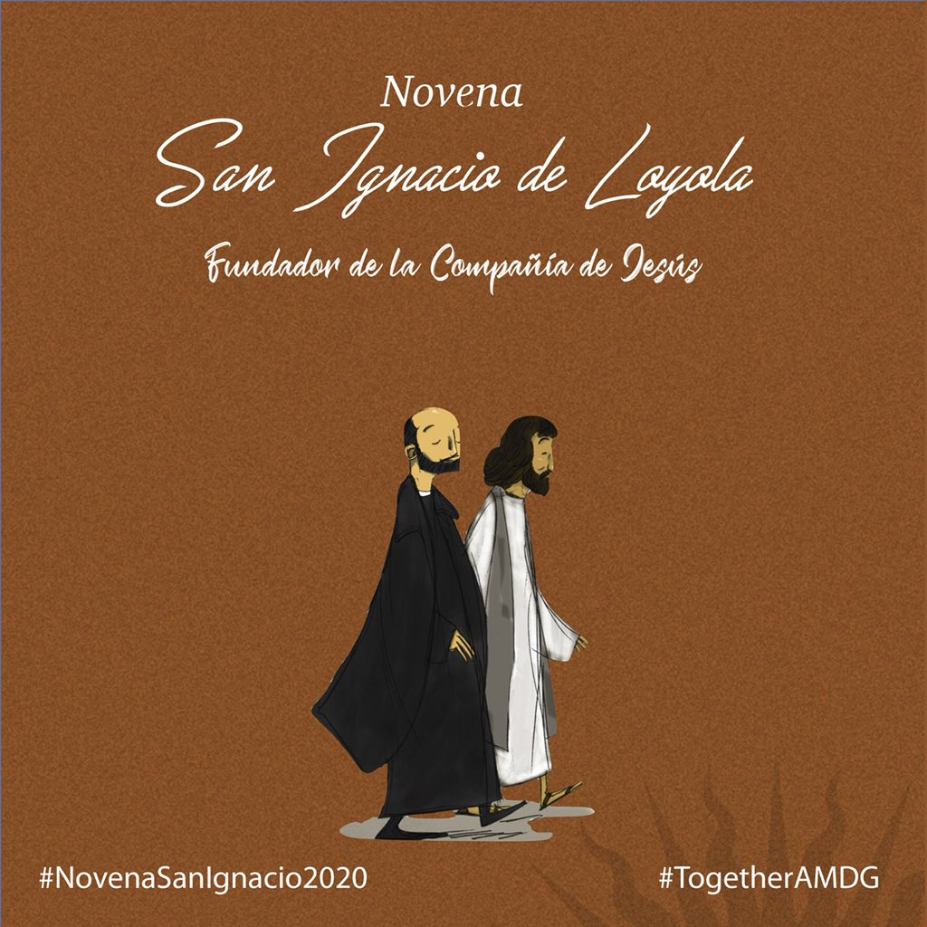 uasialac's tweet photo. Apreciados amigos, los invitamos a la realización de la Novena en honor a San Ignacio de Loyola, del jueves 23 al viernes 31 de julio a las 19:30 Ecuador 🇪🇨 (GMT-05:00). Enlace para ingresar: https://t.co/717Lp2G208 #NovenaSanIgnacio #togetherAMDG https://t.co/09yuUNRe6T