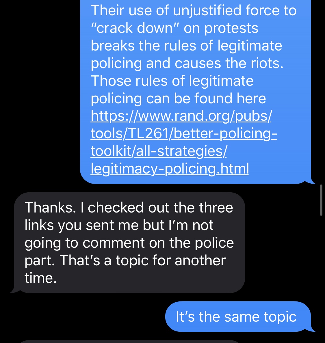 We talk on the phone after the last stuff, this begins on a different day a few weeks later