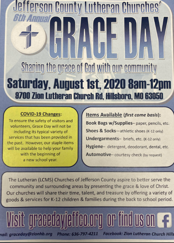 VES_Counselors's tweet photo. Grace Day August 1, 2020. All are welcome!! https://t.co/lath5dC2pZ