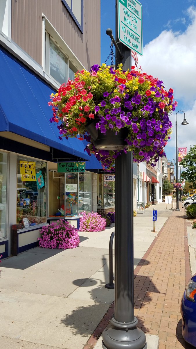 🌿🌺 Nice words from the city of Fairfield, Indiana!

“we are enjoying the many EarthPlanters around our downtown area!”

City of Fairfield – Beautification
Commission
Fairfield, IA

#downtownflowers #prettydowntown #hangingbaskets #commercialplanters #planters