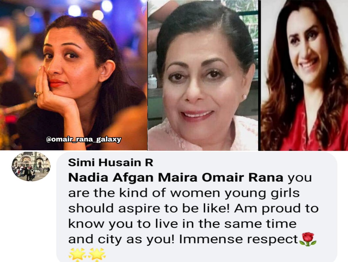 GalaxyOmair's tweet photo. Veteran actress #SimiRaheel stood by #omairrana and also showed love towards #nadiaafgan n @MairaOmairRana and expressed young grls aspired to be like them #istandbymairaomair #IStandByOmairRana #istandbymaira #lgs1a1 #lahoregrammerschool #lgs https://t.co/VoNxa4QCNg