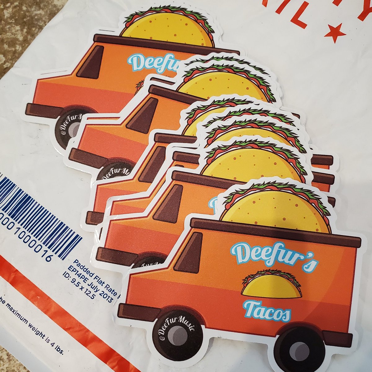 DeefurMusic's tweet photo. They are here! They are amazing. DM me for a free sticker! https://t.co/J1P1z1EJ7M
