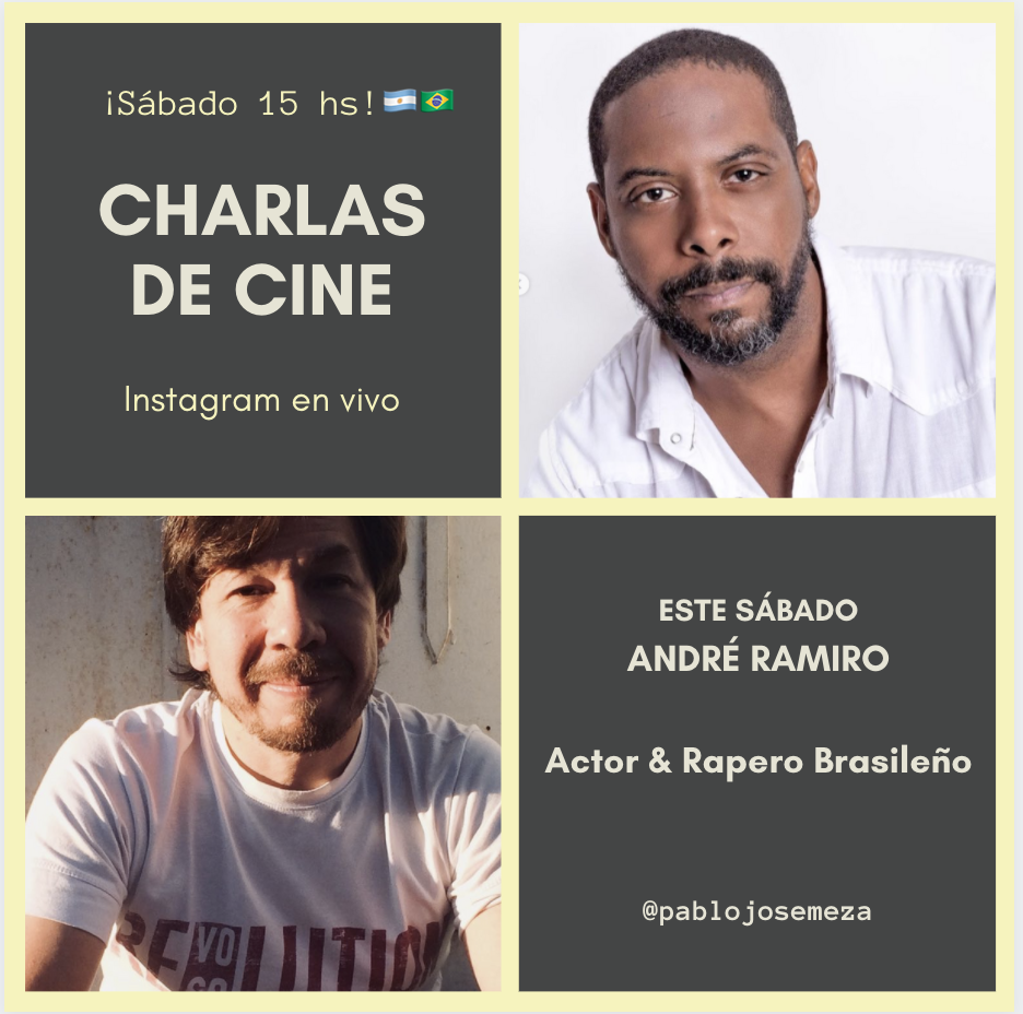 PabloJoseMeza's tweet photo. Este sábado me encuentro con @andreramiroo  y continúo con el ciclo de charlas de cine con amigues. 👉 La podes ver a través de la cuenta de Instagram: @pablojosemeza 👍
#cinema #pelicula #cineargentino #cinebrasil #cinelatinoamericano #ator #actor #andreramiro #brasil #rapper https://t.co/HfVvY8qsTx