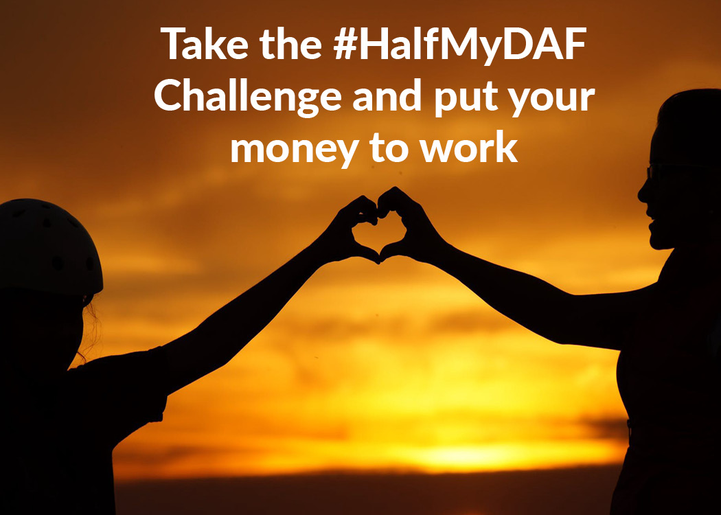 Do you have a Donor Advised Fund (DAF) or know of someone who does?  Put your money to work and take the #HalfMyDAF Challenge. You'll be a part of something very impactful & rewarding in assisting nonprofits, like HKS, who are struggling for funding during these challenging times