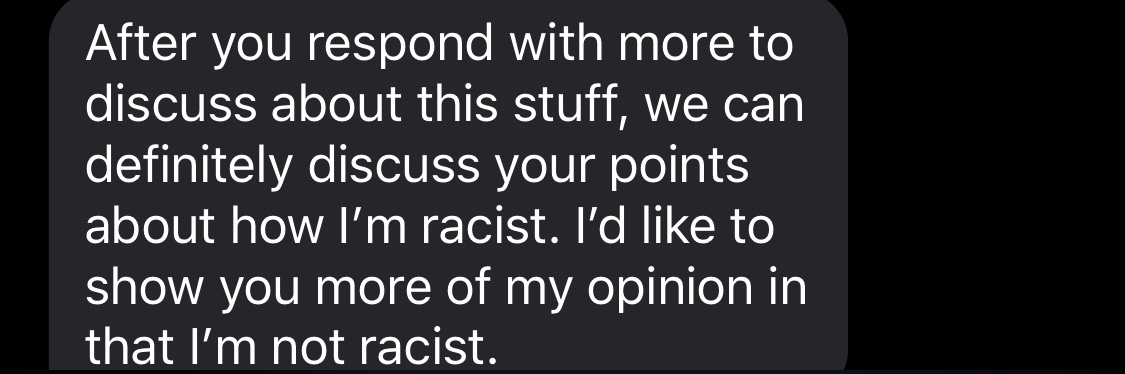 We talk on the phone after the last stuff, this begins on a different day a few weeks later