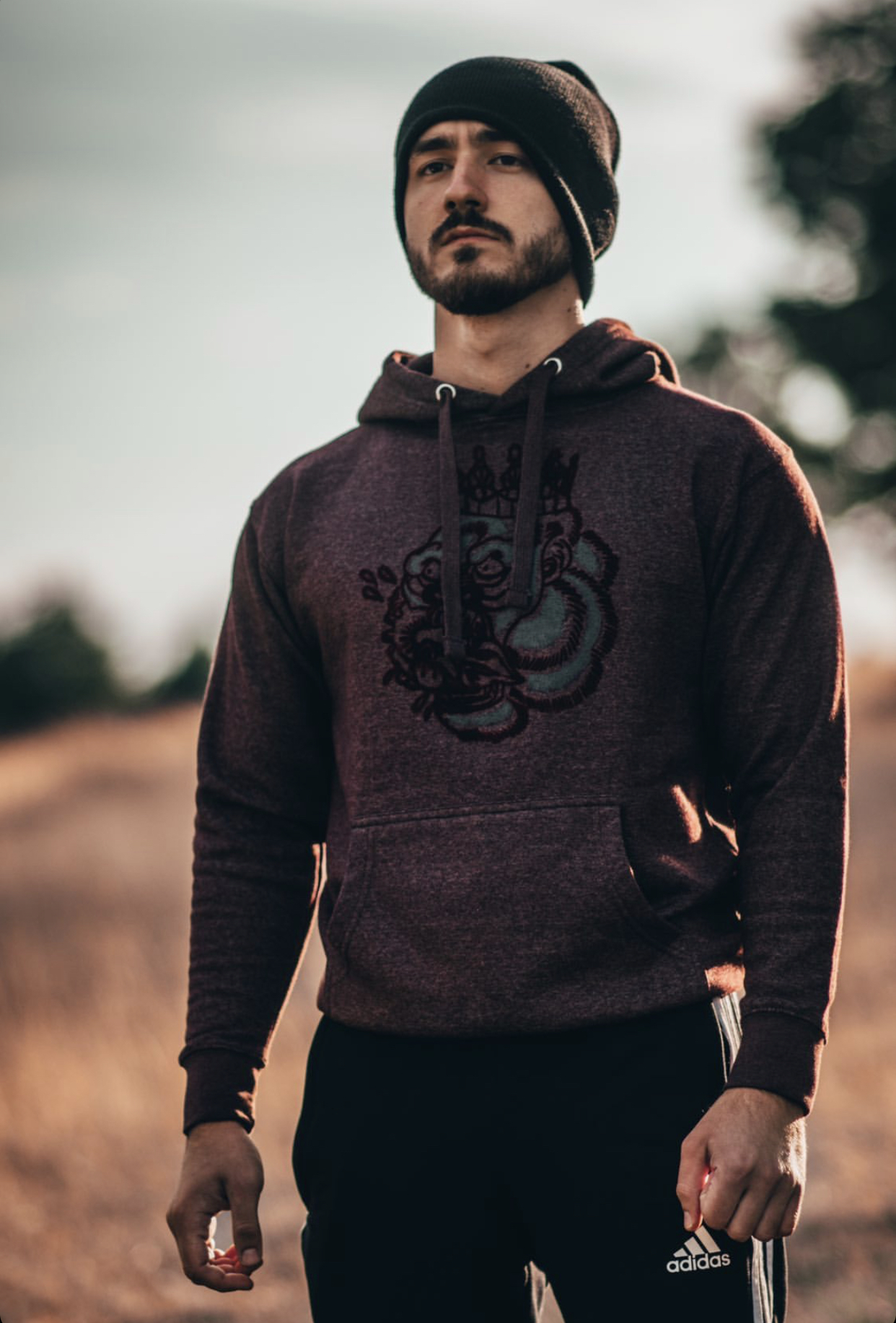 August McGregor on X: LIMITED UNITS LEFT of the Flocked Blood Hungry  Gorilla Hooded Sweatshirt in Plum. Available online now. #AugustMcGregor  https://t.co/Yl1LvM9sEV / X