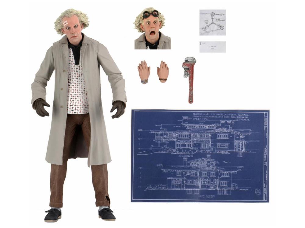BigBadToyStore's tweet photo. Great Scott! #DoctorEmmettBrown, the genius behind the first #timemachine and one of the greatest movie characters of all time, is joining #NECA's #Ultimateline. Pre-order yours here: https://t.co/kbhCoBMUZs #backtothefuture #bttf #doc #bbts #bigbadtoystore https://t.co/BcyhnbvLRY