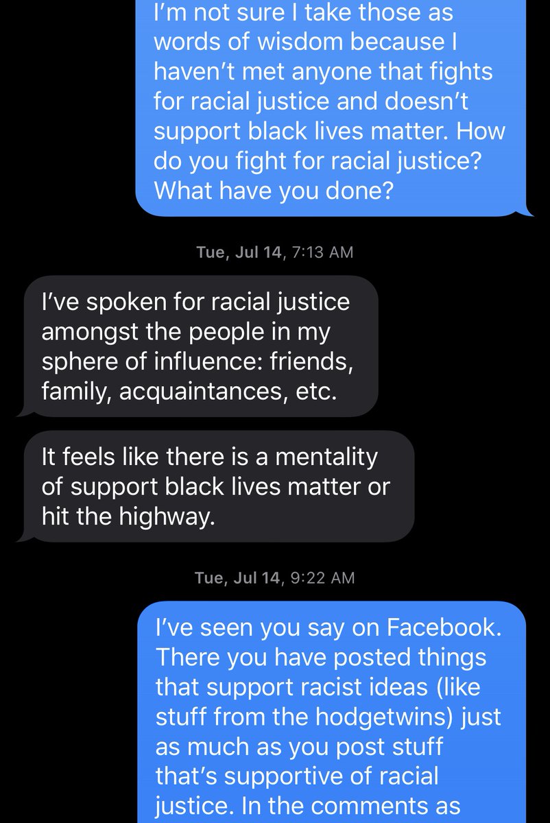 We talk on the phone after the last stuff, this begins on a different day a few weeks later