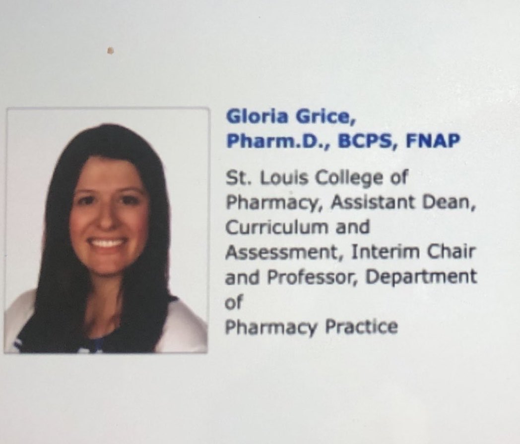 LynetteBBaker's tweet photo. Congratulations to @glogrice on being elected as @AACPharmacy Speaker of House Designate!  #VirtualPharmEd https://t.co/Z0fU8SJzdv