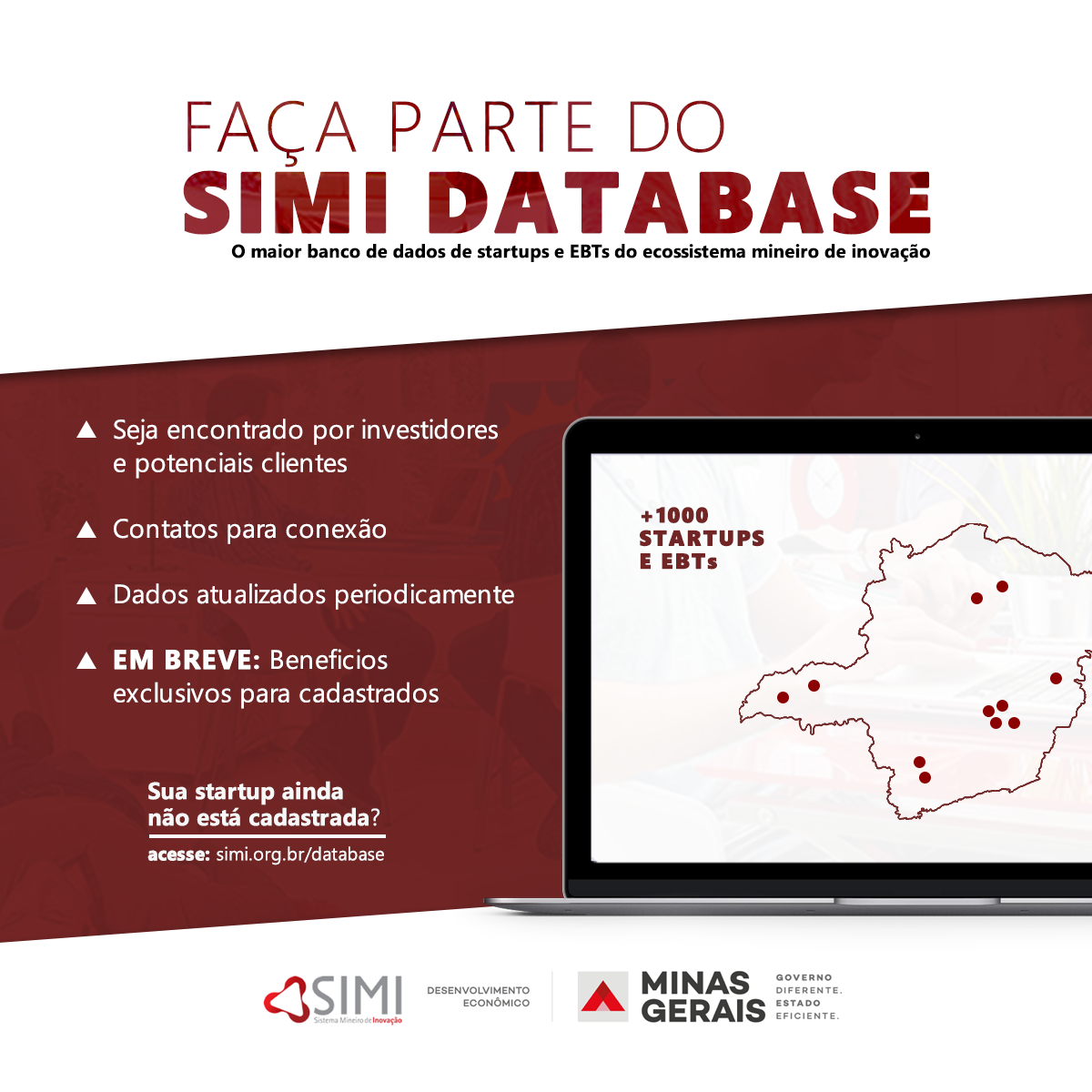 simimg's tweet photo. Já está cadastrado no Simi Database?

Coloque sua startup ou EBT na vitrine do ecossistema mineiro de inovação.

Em breve, divulgaremos benefícios exclusivos para cadastrados.

Acesse em: https://t.co/aDjtAzB0ye

#simi #SIMIdatabase #Startups #DesenvolvimentoMG #GovernoMG https://t.co/JnRwWLQIwc