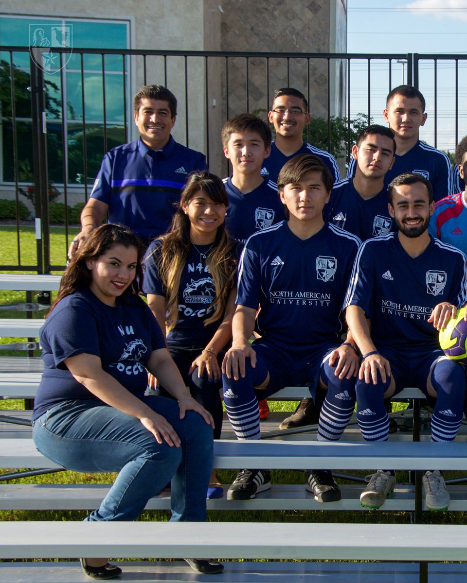 NorthAmericanU's tweet photo. Throwback Thursday to our 2015 Stallions Soccer Team. How time flies! Are you hoping to be back on campus soon? 

#northamericanu #naustallions #throwbackthursday https://t.co/pwXVk4cfTQ