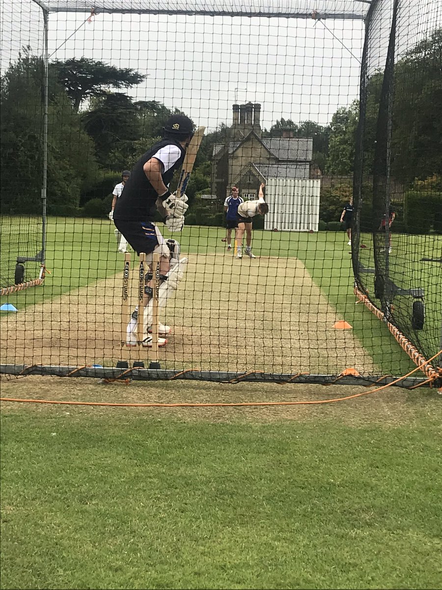 StowCricketClub's tweet photo. Great first academy session with U19 lads from @downhamtowncc and Stow. Really good to see all have self selected specific areas of their game to improve on and then hard work throughout the session with the support of our coaches! Good to develop the future players of the club! https://t.co/UwY5FoVusz