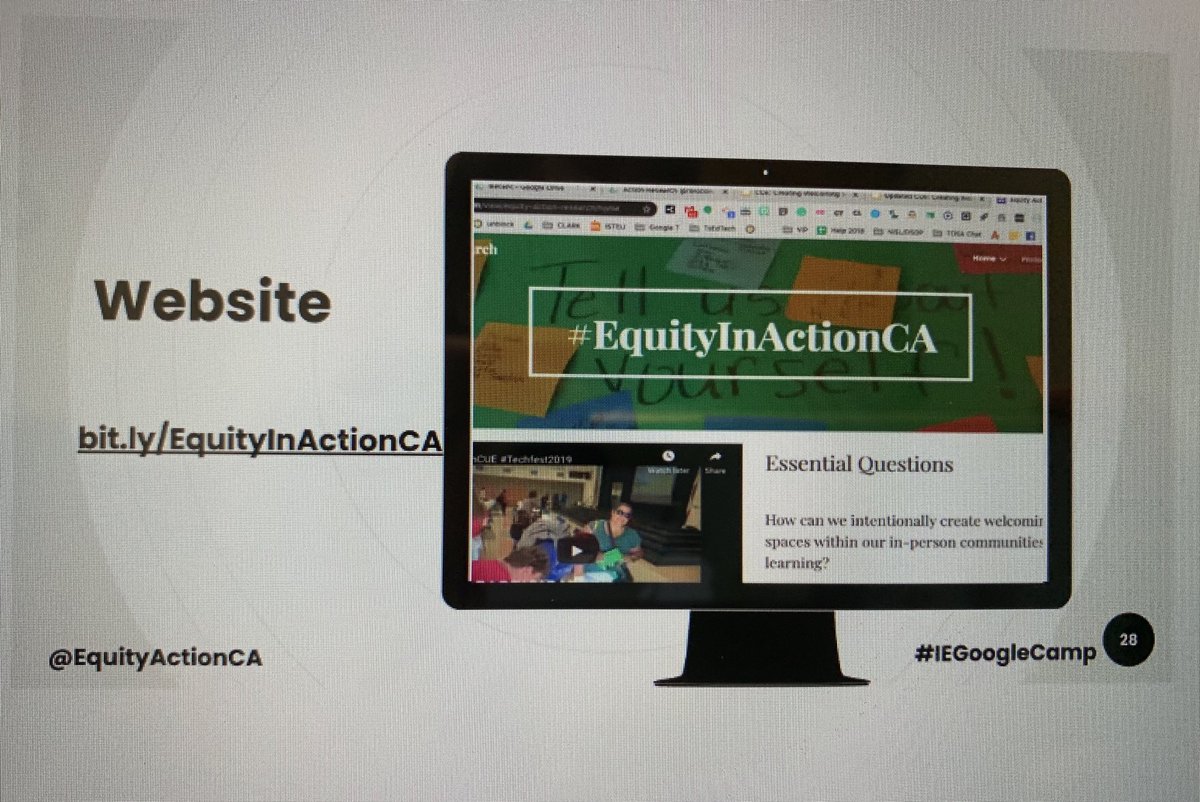 Great conversation today at #IEGoogleCamp