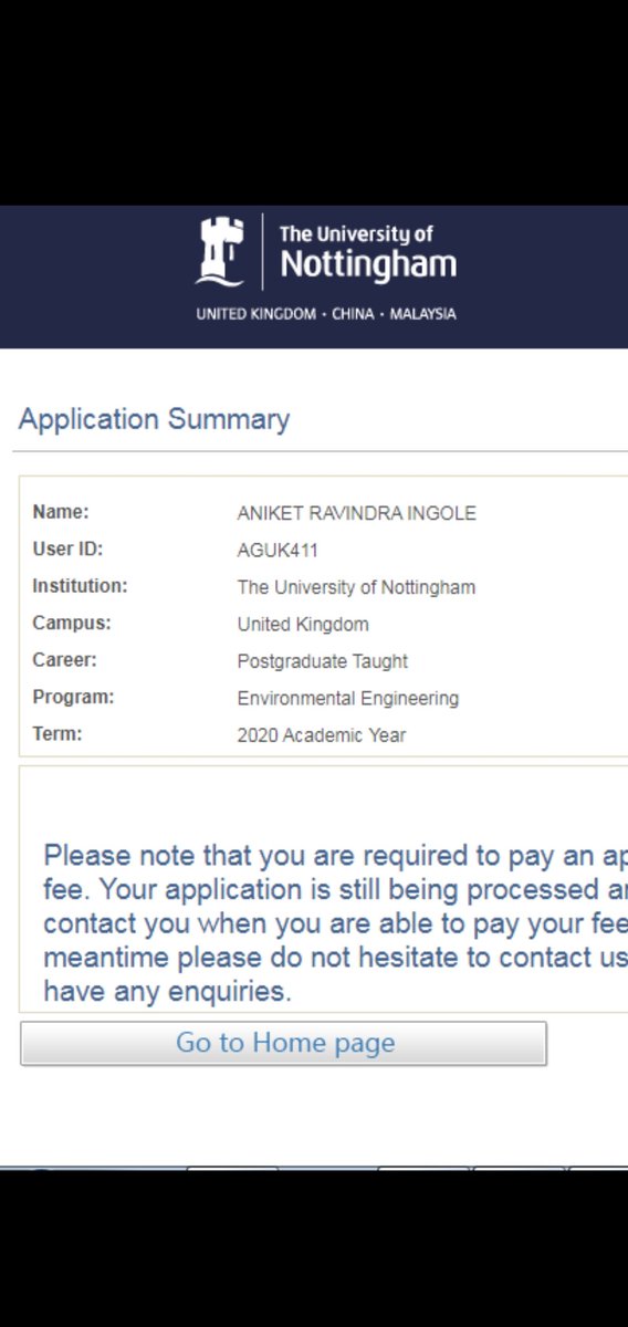 sahilingole11's tweet photo. @UoNintstudents Timely i am writing email,  message student representative, call admission in charge for my acceptance letter. I have deadlines and from last three weeks i am waiting for offer letter. Please send me as soon as possible, humble request https://t.co/PkwPNjTzrx