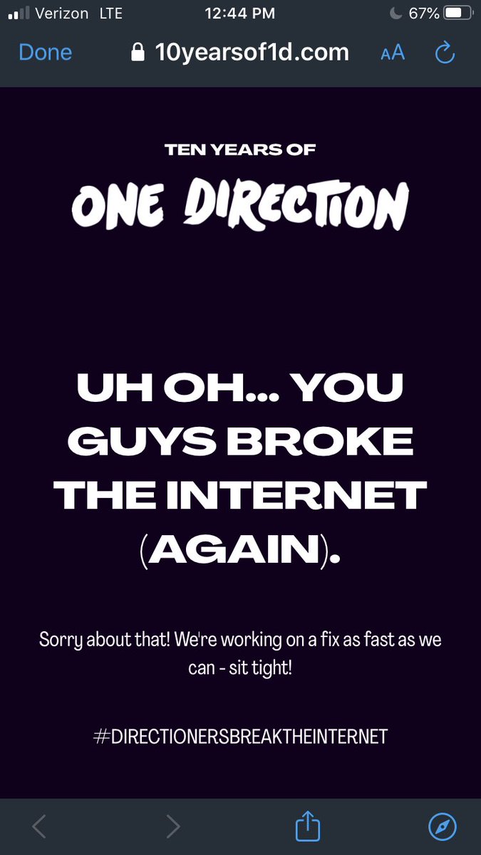 tawny_lea's tweet image. Even 10 years later we’re still breaking the internet 😂
This fandom is the best! 🙌🏻
#10YearsOfOnedDirection #DIRECTONERSBREAKTHEINTERNET