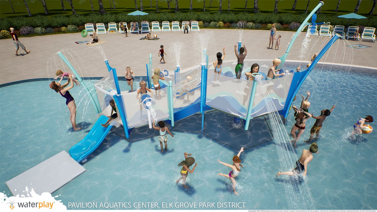 elkgroveparks's tweet photo. There's a new water feature coming to the Pavilion Aquatics Center! In the coming month, we'll be installing and replacing some of the existing spray features in the Lagoon Pool with a play structure that includes spray nozzles and a small slide. #recreation #waterplay #play https://t.co/ptqXB0TBdh