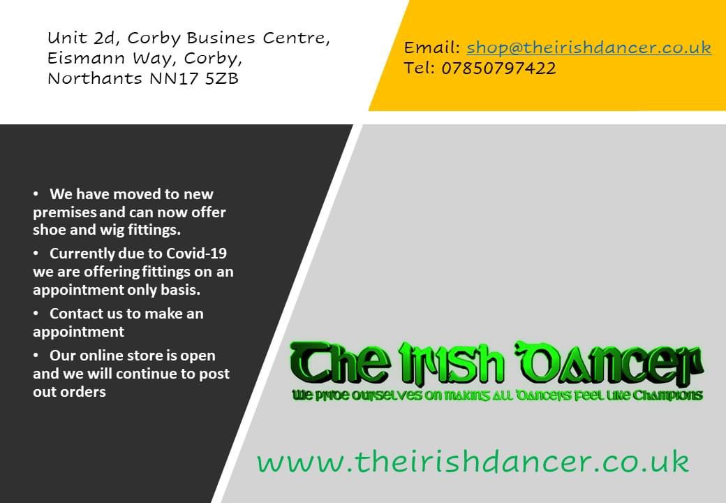 iconicdancer's tweet photo. Our new shop is open. Due to current situation we are appointment only. Call or email and we can do shoe and wig fittings along with many other Irish dance products #irishdance #jigshoe #pomps #wigs #theirishdancer #heavies #iconictan https://t.co/IDLUlVtTfH