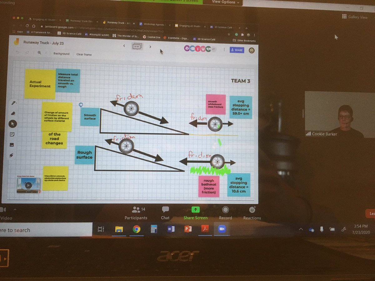 Enjoying a great #3d #nyssls lesson with <a href="/finksa/">Sarah Fink</a> @cookie_barker <a href="/3DScienceCafe/">North Country 3D Science Cafe</a>. I’ve learned so many great virtual teaching techniques. Can’t wait for their next session!!