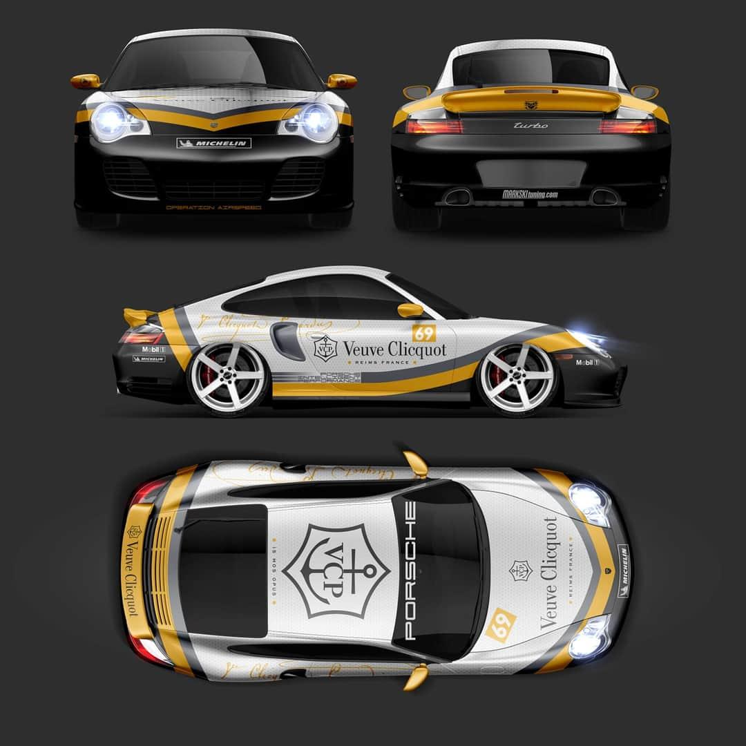 Look at this for a Porsche wrap designed by the dogs, now can we make it look as good on the real thing?
