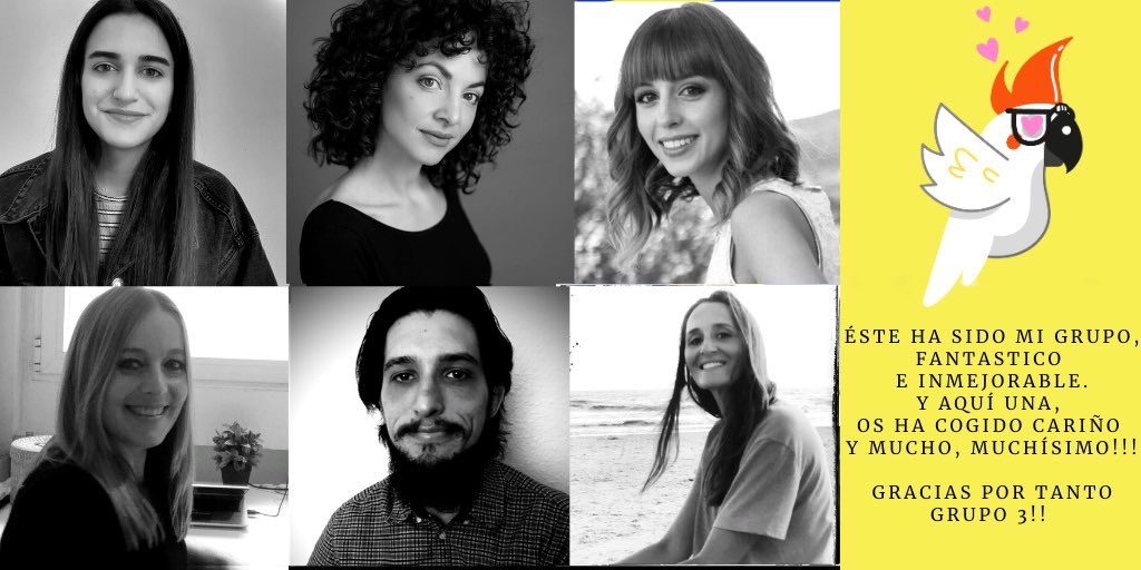 MariaGPdA's tweet image. Sin lugar a dudas creo que el destino quiso ponernos a los 6 en el mismo camino... en una misma escuela de marketing @aulaCM (sin lugar a dudas a cubierto todas mis expectativas y para mí la mejor 🔝), en un mismo curso #CommunityManager, en una misma fecha y en un mismo #Grupo3!