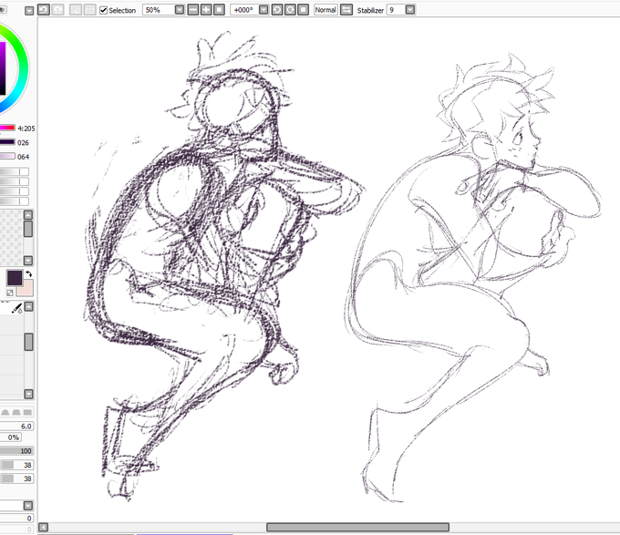 Sketch 1 vs sketch 2 hahaha 