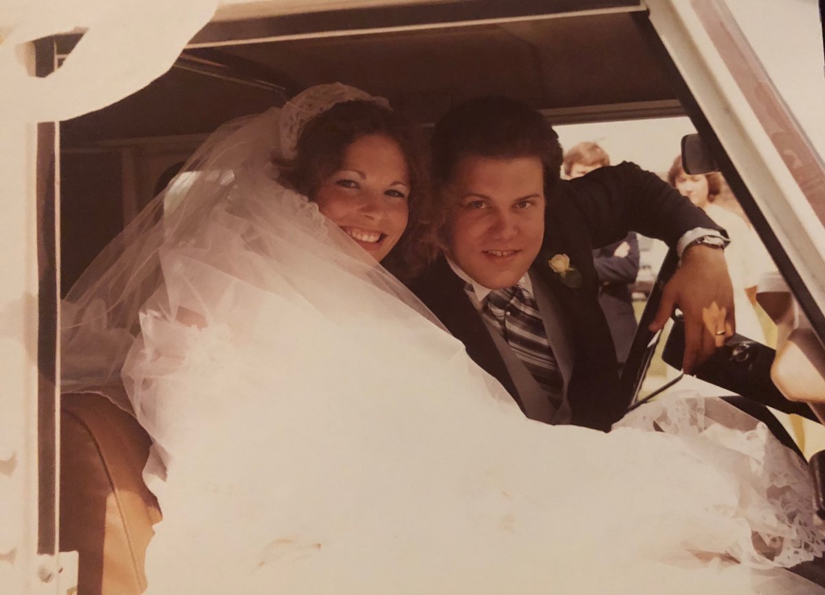 Today I celebrate 38 wonderful years of marriage with my husband Brent! Looking forward to many more!