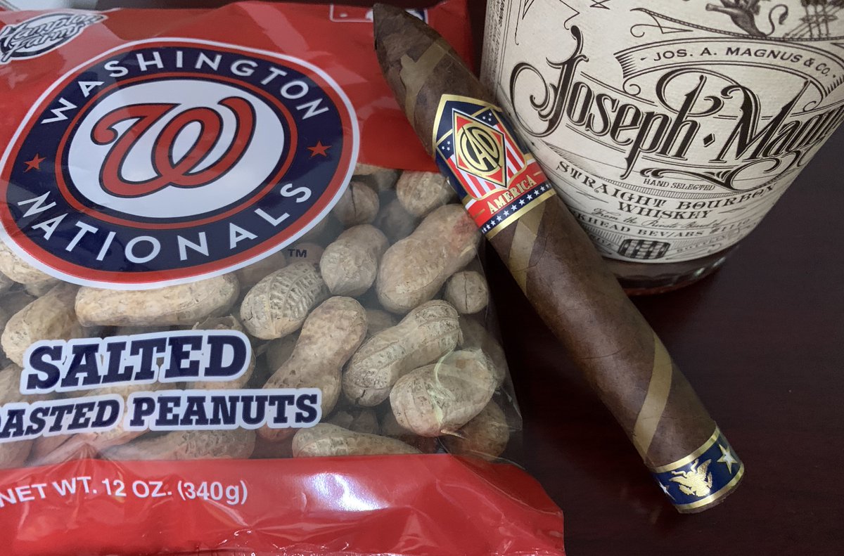 WhiskeyRogues's tweet photo. Enjoying this #OpeningDay with a Joseph Magnus Private Barrel and a CAO America.
@DistrictMagnus @caocigars @Nationals
#caoamerica #josephmagnus #Nationals https://t.co/tSZ3xvbnaL