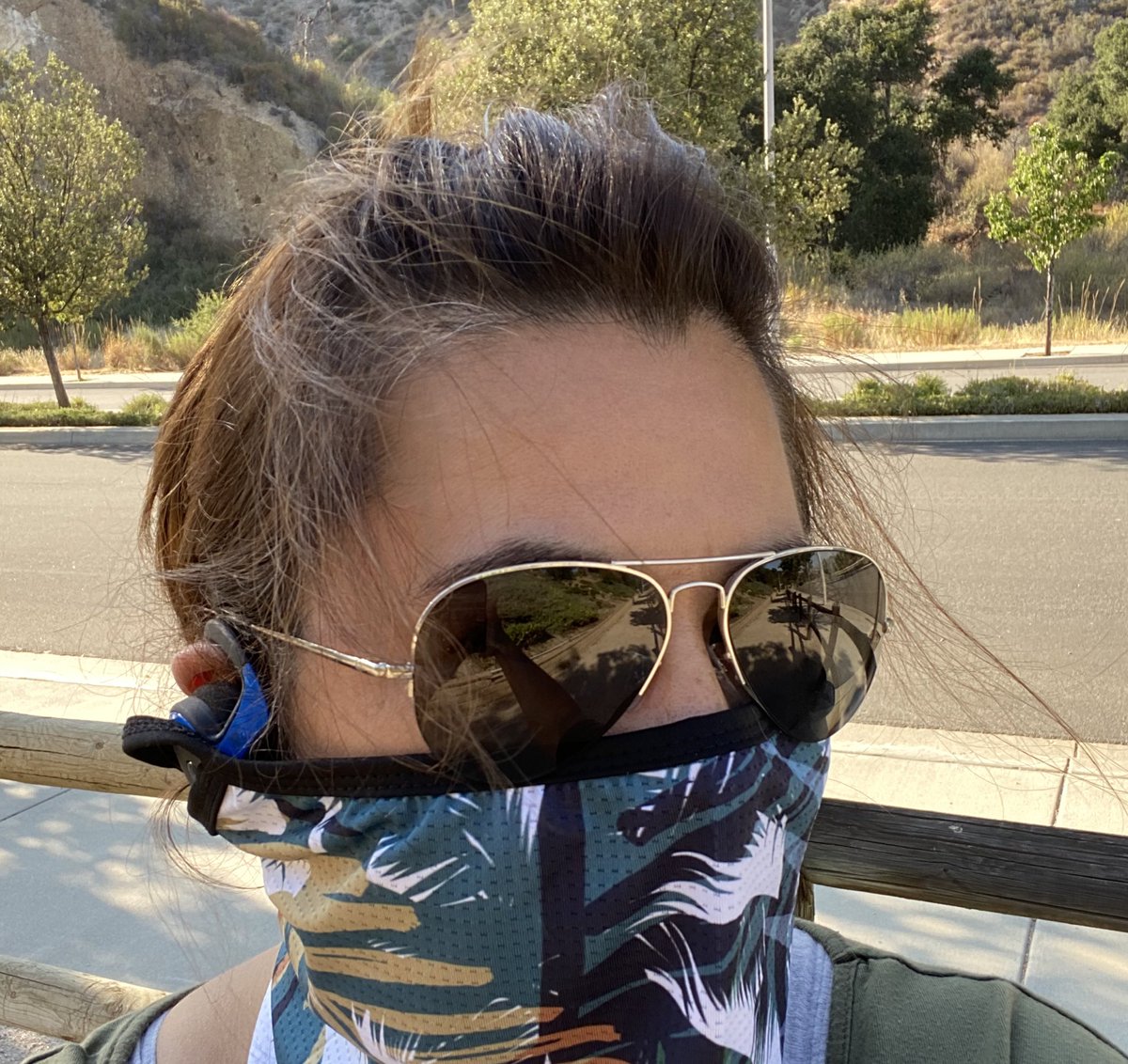 MichKampbell's tweet photo. I feel that my ears have the biggest work out under the weight of my mask, earphones, and glasses when I go on walks.  #Earfull https://t.co/wfo2bbXJ3M