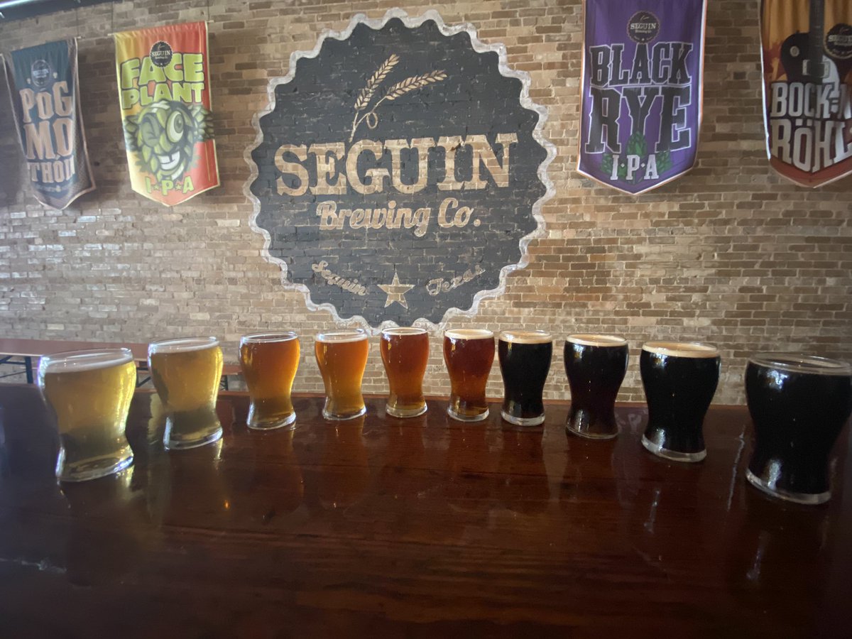 Have you tried all of our 10 beers on tap? 

#seguin #craft #drinklocal