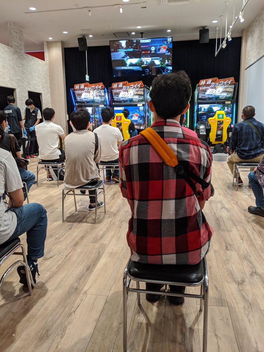 minidaemon's tweet image. #頭文字D特別体験会
誰にあたるかな