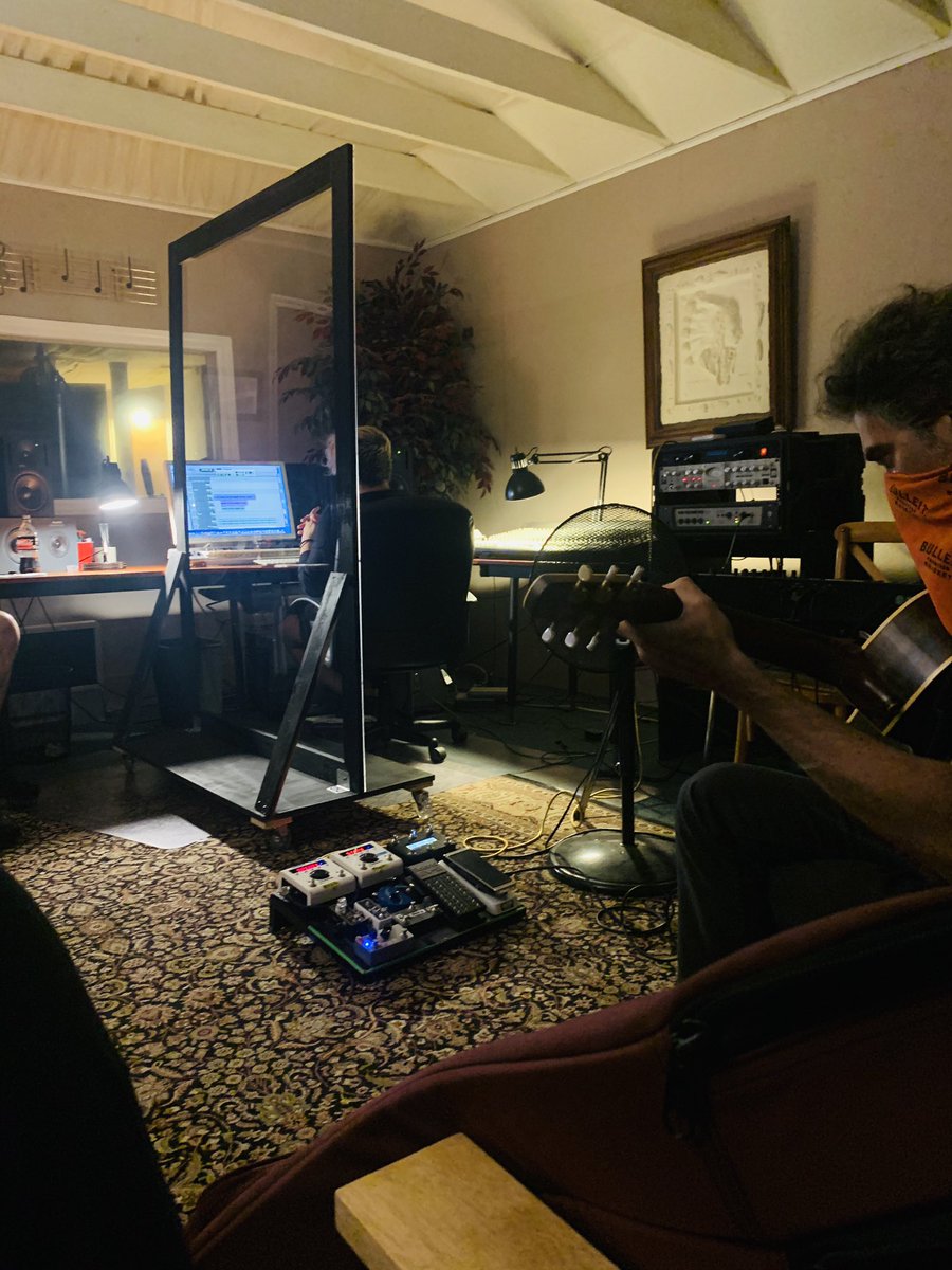 briankbrigham's tweet photo. It felt good being back in the studio this past week with some cool dudes!! *All the sessions were done with extra caution and safety in mind...I even doubled up masks!:)
.
.
.
.
#sixfeetapart #studiosinging #vocals https://t.co/gNozGyOQrf