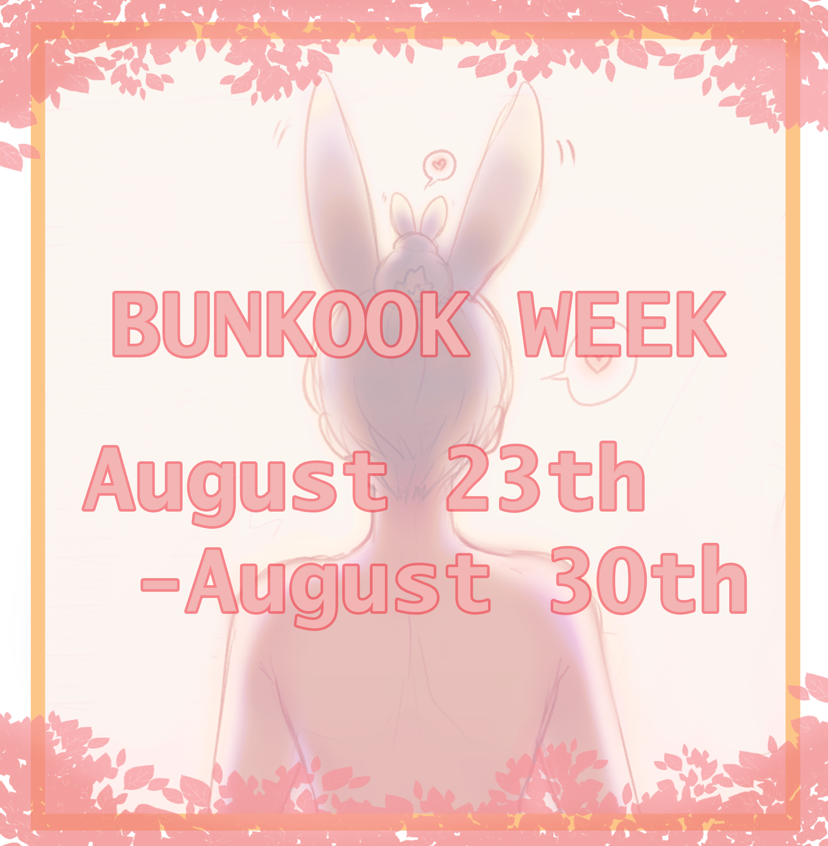 Bunkookweek's tweet photo. Welcome to #bunkookweek !! Mark your calendar🐰💗
please rt/like to spread 🐰💗
#bunkook https://t.co/qxM7gPmyWL