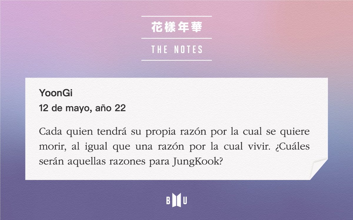 _vangtan7's tweet photo. Va esta nueva nota se relaciona ahora con Euphoria.
El bucle ya reinicio entonces tan sucediendo lo mismos acontecimiento. Uno de ellos es cuando Yoongi se encuentra en el incendio. Cómo todo regreso ahora Jin puede estará presente +
#TheNote2 @BTS_twt https://t.co/OpwJAMtrRh