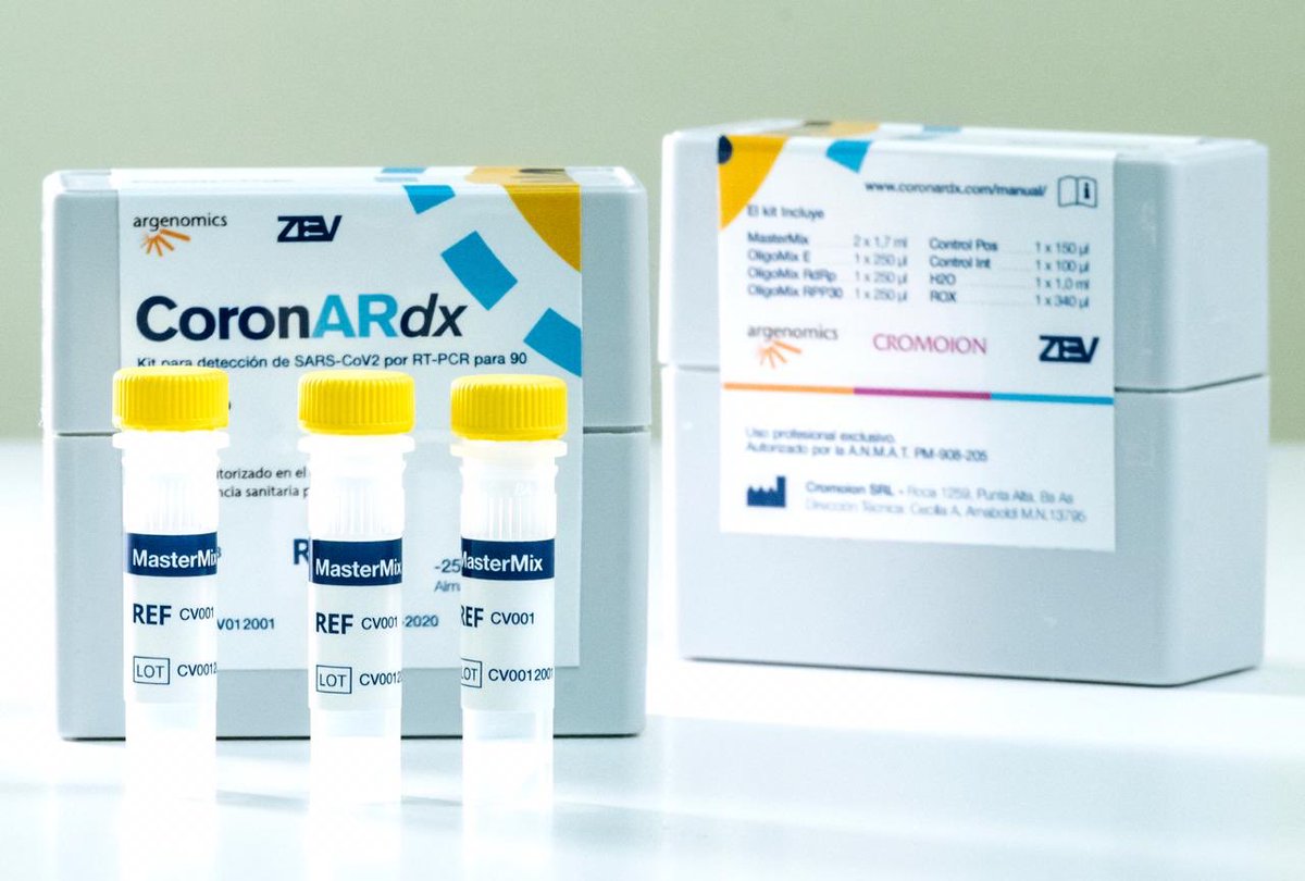 coronardx's tweet photo. Después de la aprobación de @ANMATsalud Ya comenzamos con la producción de nuestro primer lote. #IndustriaNacional https://t.co/pITsmfCUyF