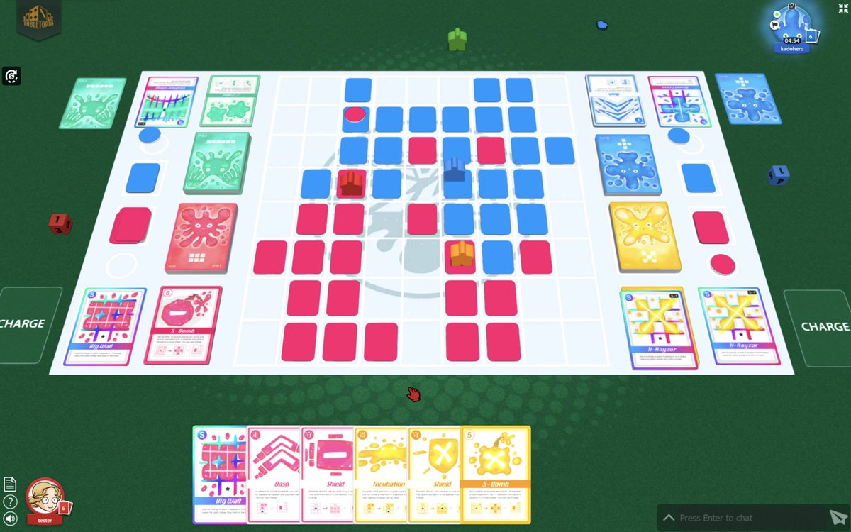 HeroLeagueNY's tweet photo. Finished building the play on tabletopia.
I'm playing in 1v1 professional mode (with 2 decks).
I have a feeling that this mode will be a brain-boiling experience that only board games can provide.
In August, I'm going to switch decks and refine the rules for this mode. https://t.co/3UDRuZ4aol