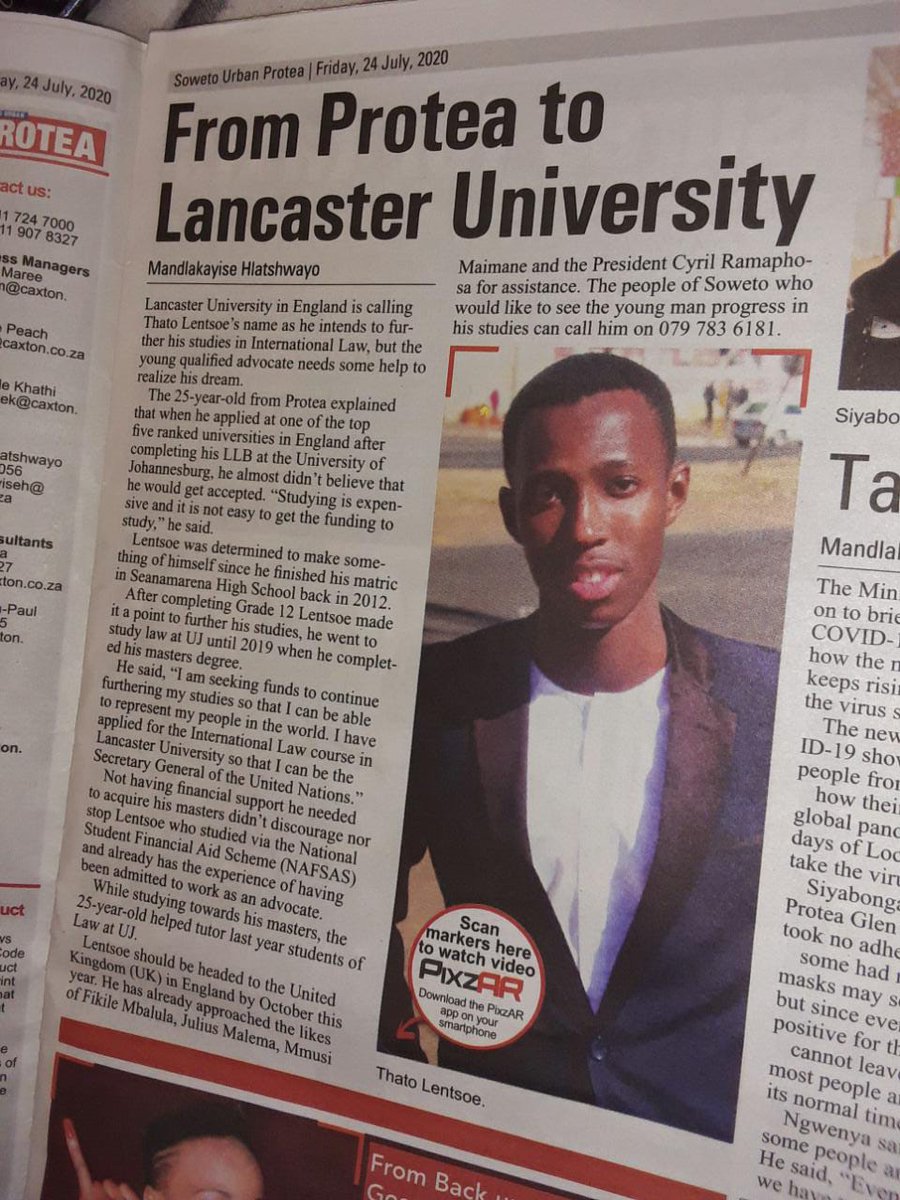 Thatolentsoe's tweet photo. Boy got an opportunity to study in England and seeking funding. LETS MAKE HIM FAMOUS ❤💛💚💙🔥🔥... Retweet!!!

#ANCMustFall #cyrilramaphosa #TheQueenMzansi https://t.co/h5Bmq4ThCv