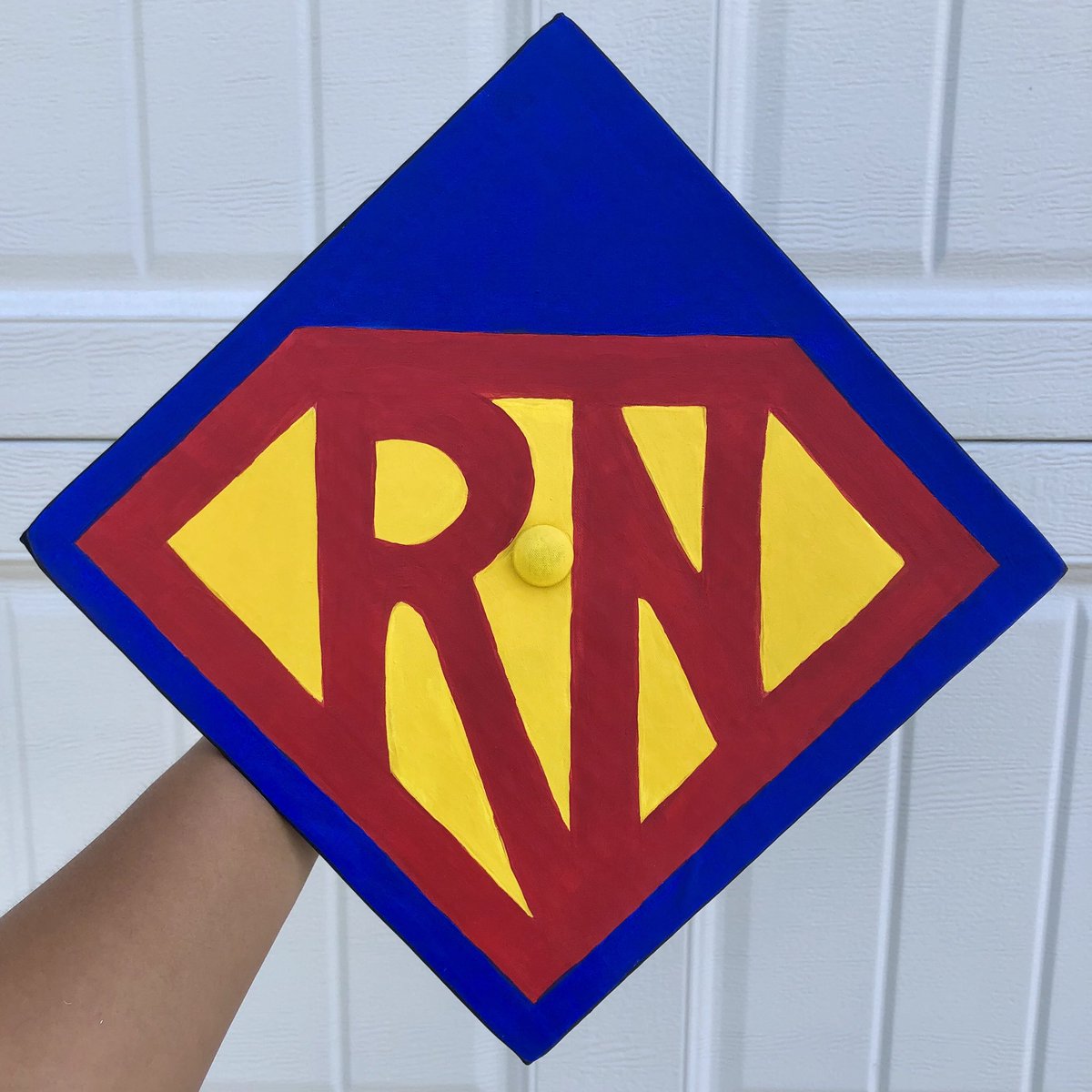 emmaline_austin's tweet photo. My latest hand painted graduation caps, so glad people are finally getting their graduations. Congratulations, Class of 2020. https://t.co/78vYFg44rB