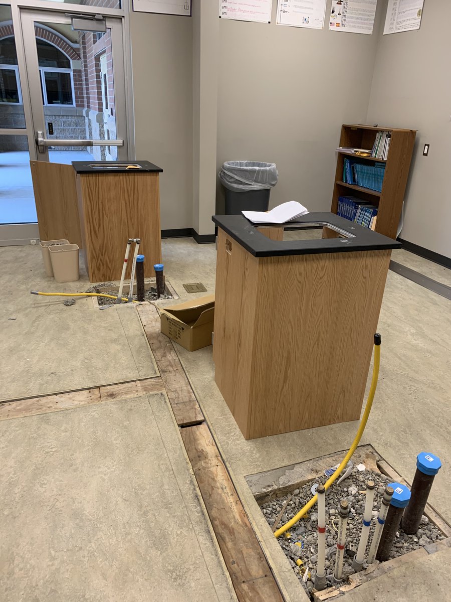 PetraBozeman's tweet photo. As we look forward to our First Day of School on September 8, we are completing our *updated science lab*. We can't wait to see our students using this new lab and learning from the many experiments that will be conducted here! https://t.co/bAjBLhZEgR