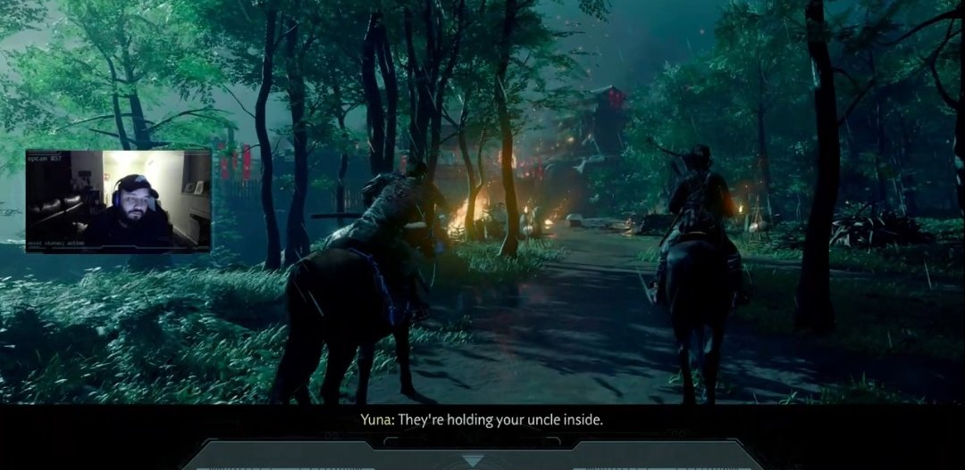 RedRoseGaming_'s tweet photo. Come holla at our boy @__Jerry717__! Playing his first 1 player story mode game in over 5-10 years lol #GhostsofTsushima 🔪🥋

#SmallStreamersConnect @DripRT https://t.co/FQ2zCliZob