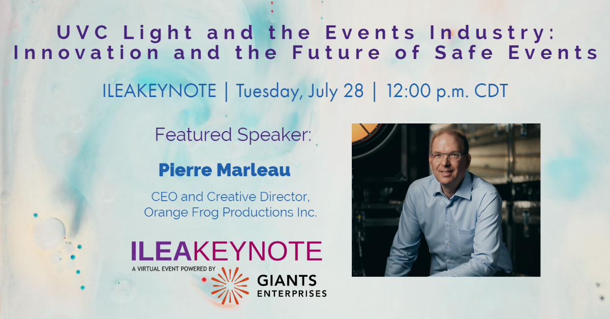 Join veteran lighting designer and business owner Pierre Marleau for a discussion on UVC light and learn how it attacks viruses while minimizing airborne risks on Tuesday, July 28th, at 12:00 p.m. CDT. Register here: bit.ly/3hw04DI