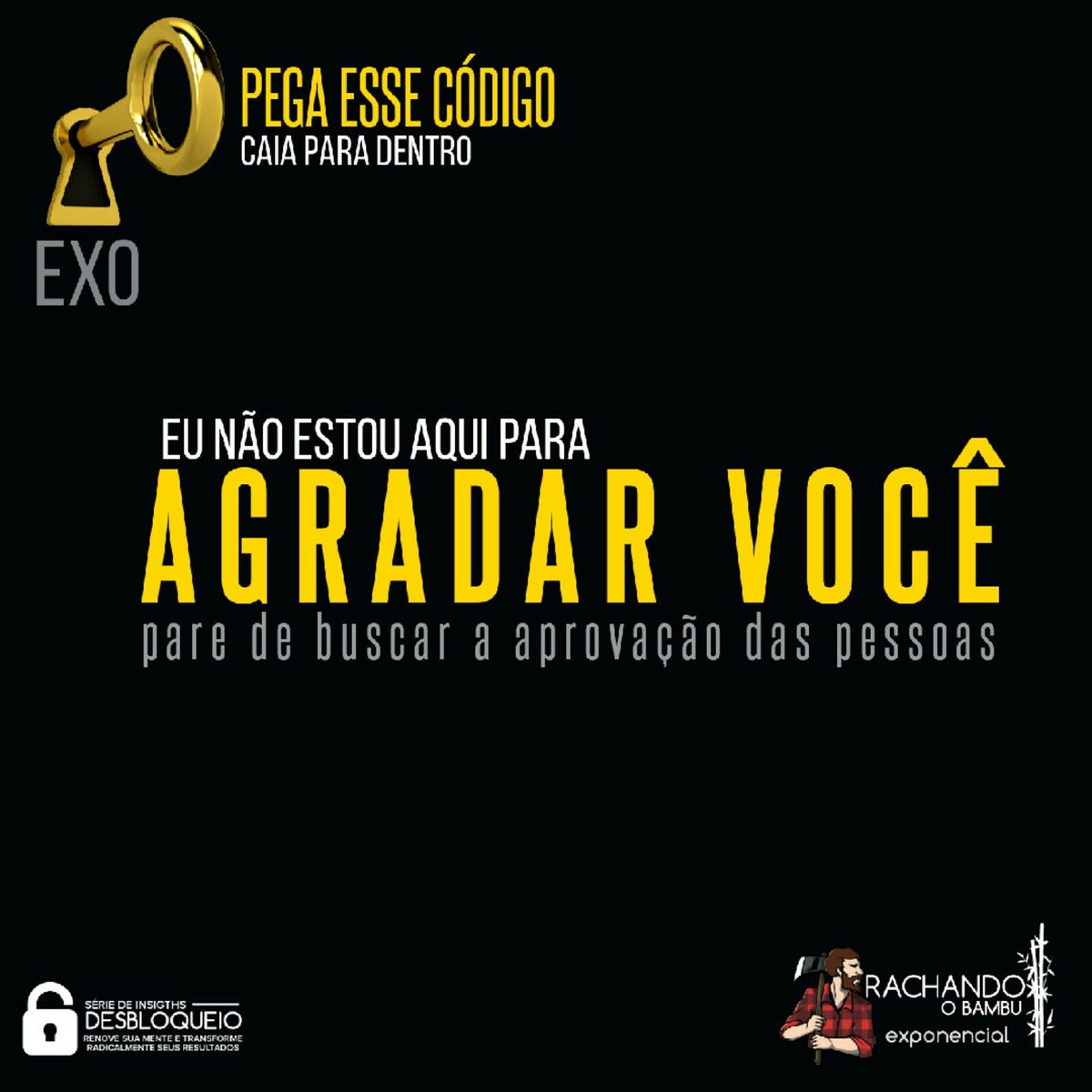 alexmarques_co's tweet photo. BUSCAR A APROVAÇÃO DAS PESSOAS SÓ AUMENTA A SUA INSEGURANÇA! 📲 Pega esse CÓDIGO. #pegaessecódigo #desbloqueio #rachandoobambu #caipradentro (@ Oficina De Sabedoria in Canoas, RS) https://t.co/zmr2BU9Ucj https://t.co/lMK9ZqcIwZ