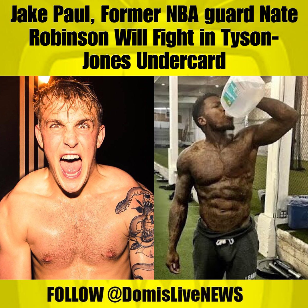 Download Mike Tyson Jake Paul PNG