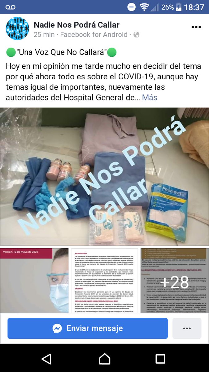 NosPodra's tweet photo. Una mas del bendito 90 camas , los directivos no han entrado a el covid con ese equipo,bueno con ninguno han entrado , yo no veo marchas exigiendo equipo de calidad :( #bonoNo #EPPdecalidad #Covid_19 #enfermeria #Salud #contagio #nadienospodracallar https://t.co/aHrUpISU0L