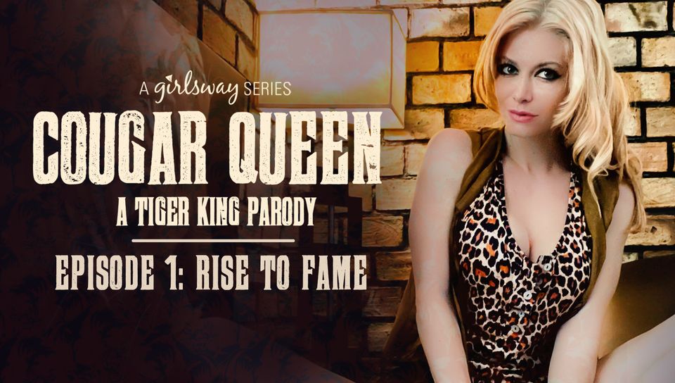 Girlsway presents Cougar Queen. Muffs, madness, and mayhem await in this Tiger King parody when a documentary crew interviews three lesbian porn tycoons about a vicious rivalry spanning years bit.ly/3g1MibW w/ @undeux @Serenesirenxxx @KenzieMadisonxX